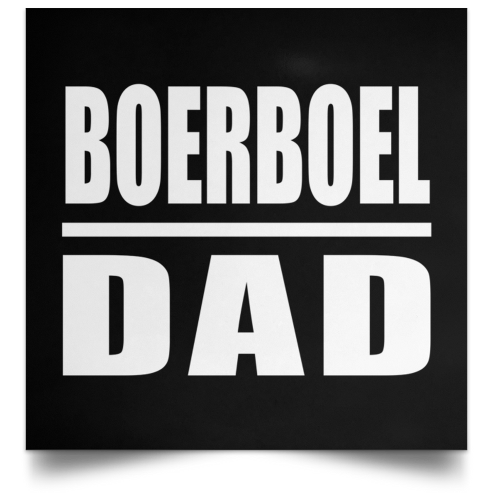 Boerboel Dad - Poster Square