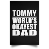 Tommy World's Okayest Dad - Poster Portrait