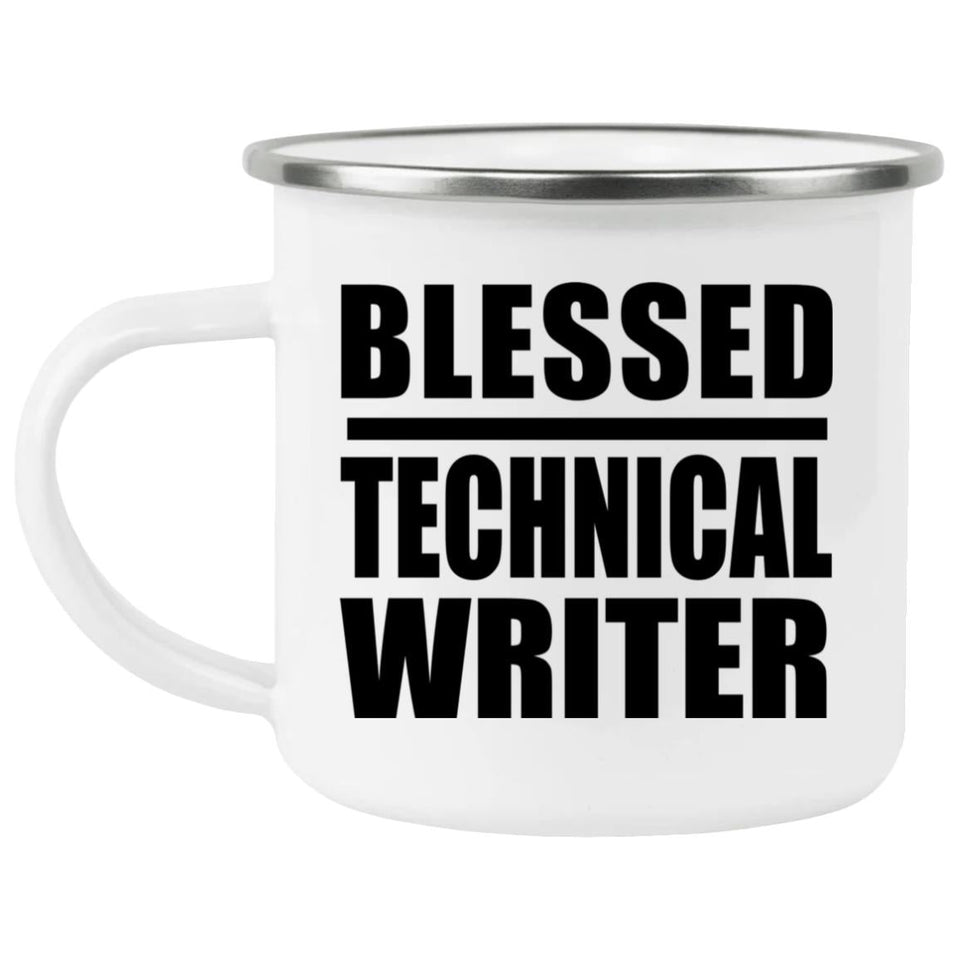 Blessed Technical Writer - 12oz Camping Mug