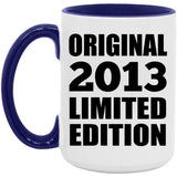 11th Birthday Original 2013 Limited Edition - 15oz Accent Mug Purple