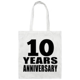 10th Anniversary 10 Years - Tote Bag White