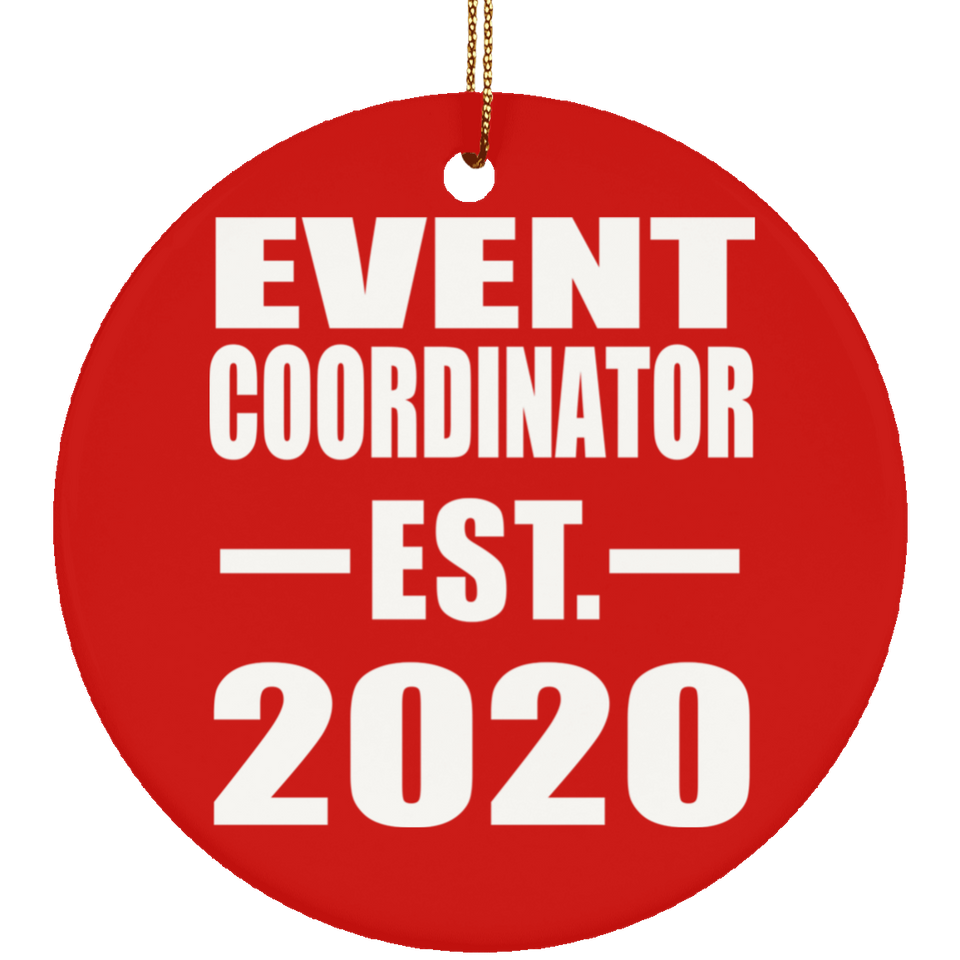 Event Coordinator Established EST. 2020 - Circle Ornament