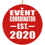 Event Coordinator Established EST. 2020 - Circle Ornament