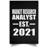 Market Research Analyst Established EST. 2021 - Poster Portrait