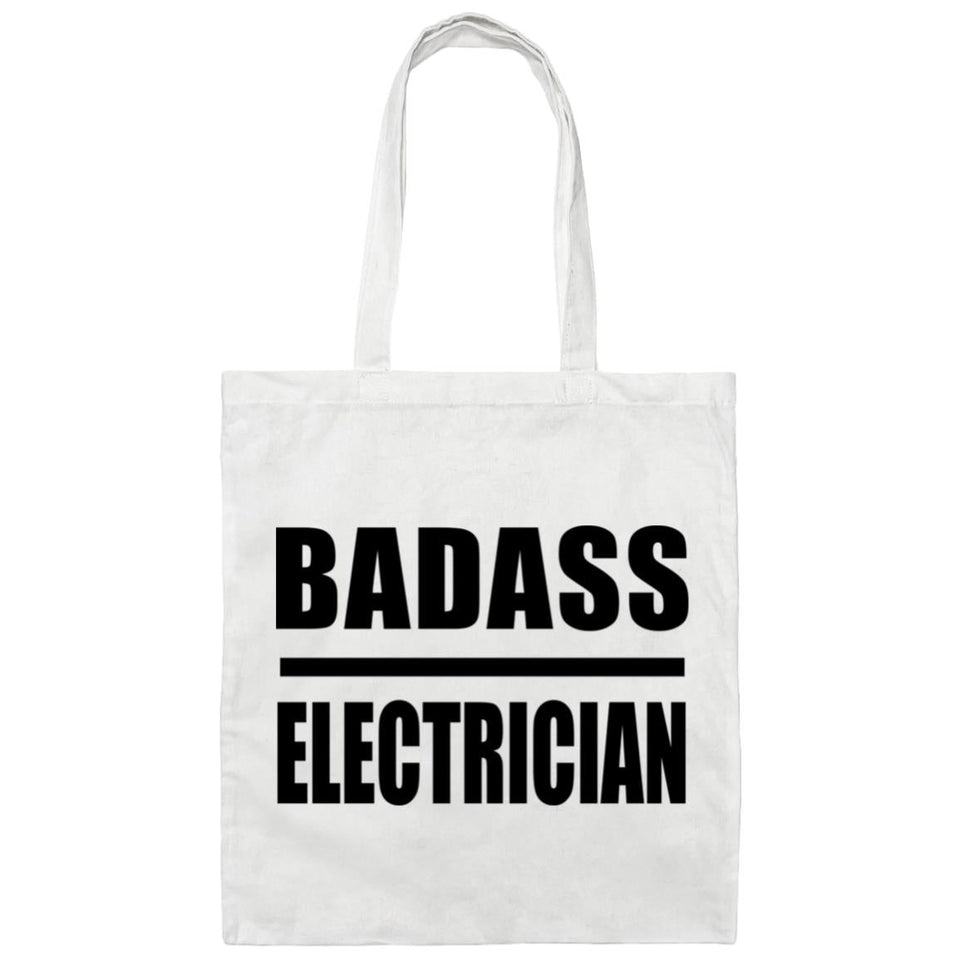 Badass Electrician - Tote Bag White