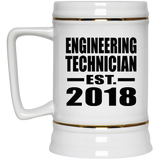 Engineering Technician Established EST. 2018 - Beer Stein