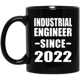 Industrial Engineer Since 2022 - 11oz Coffee Mug Black