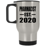 Pharmacist Established EST. 2020 - Silver Travel Mug