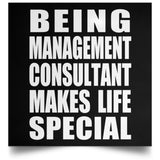 Being Management Consultant Makes Life Special - Poster Square