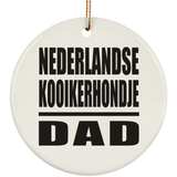 Nederlandse Kooikerhondje Dad - Circle Ornament