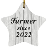 Farmer Since 2022 - Star Ornament F