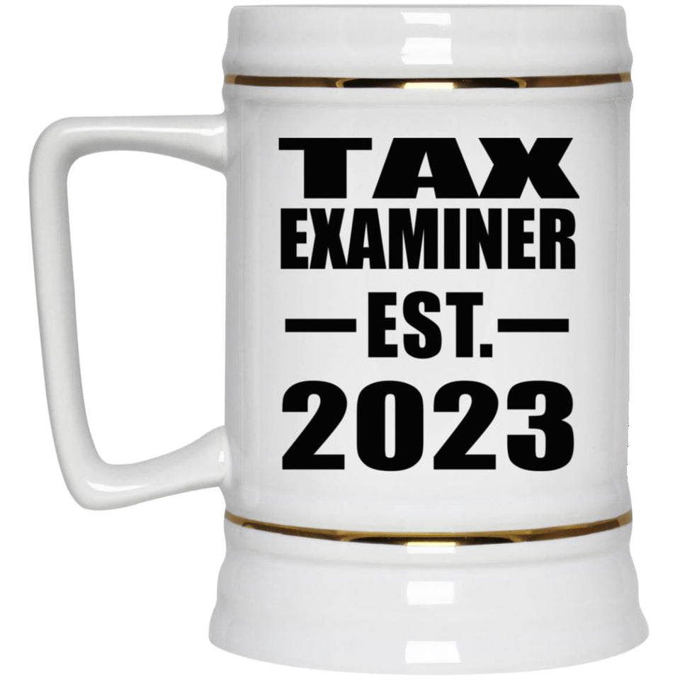 Tax Examiner Established EST. 2023 - Beer Stein