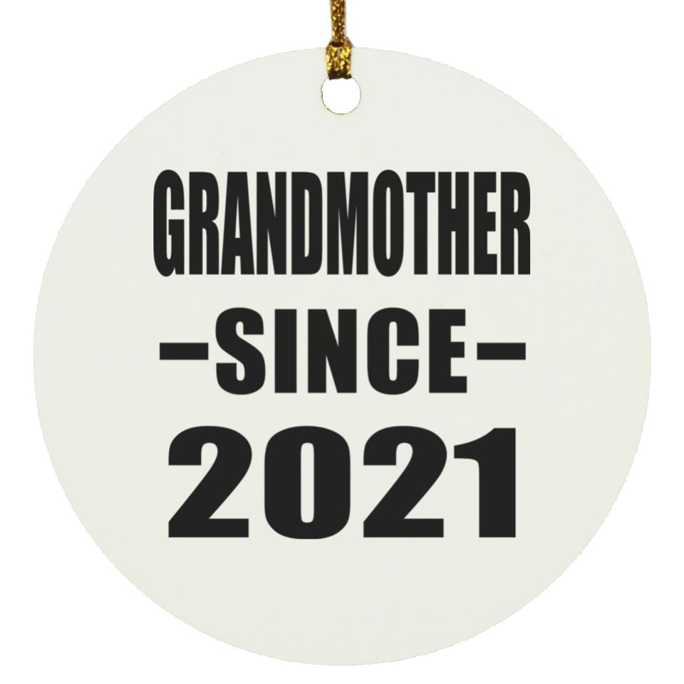 Grandmother Since 2021 - Circle Ornament