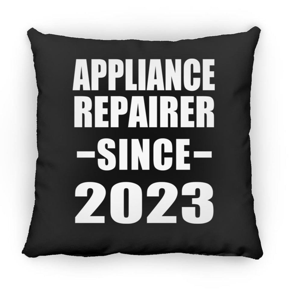 Appliance Repairer Since 2023 - Throw Pillow Black