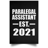 Paralegal Assistant Established EST. 2021 - Poster Portrait
