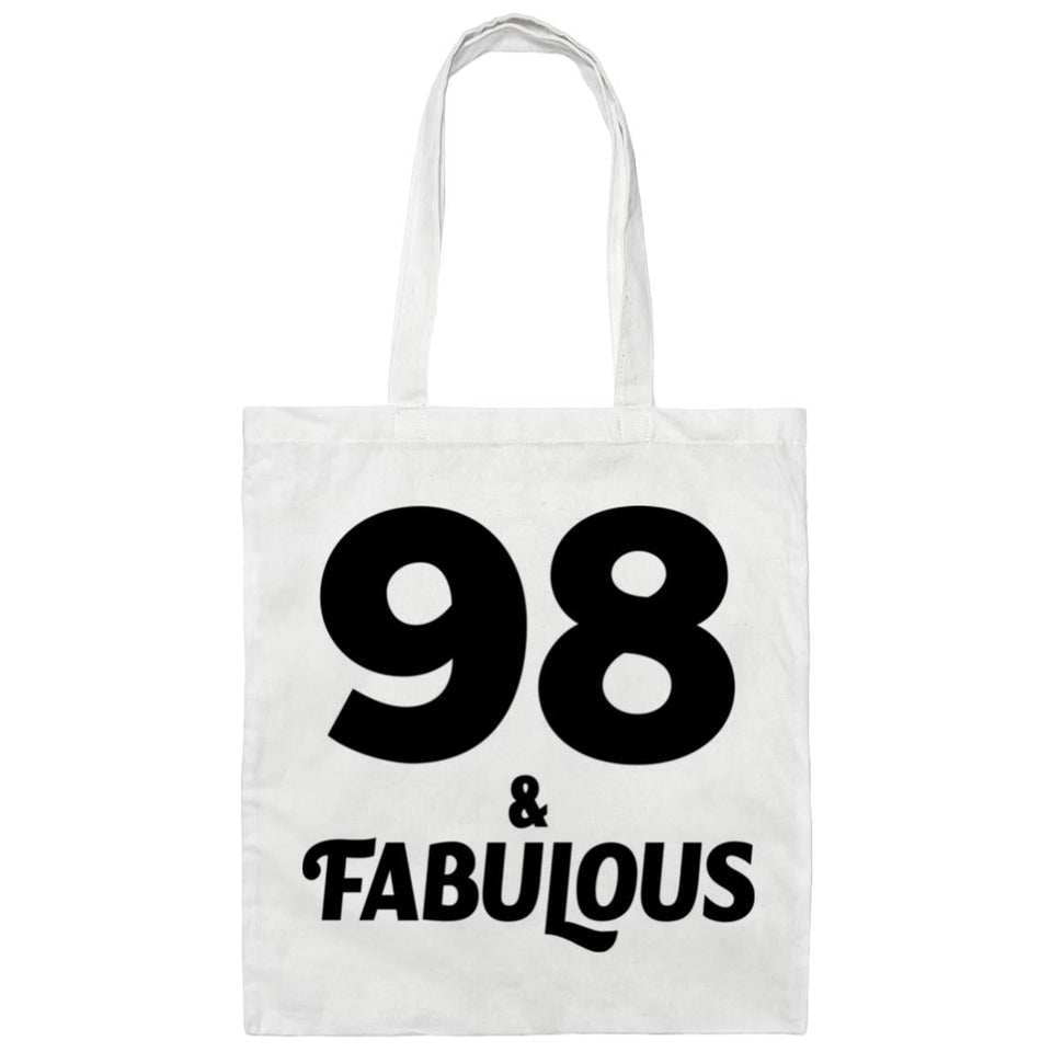 98th Birthday 98 & Fabulous - Tote Bag White