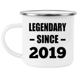 5th Birthday Legendary Since 2019 - 12oz Camping Mug