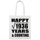 Happy 44th Anniversary Square Root of 1936 Years & Counting - Tote Bag White