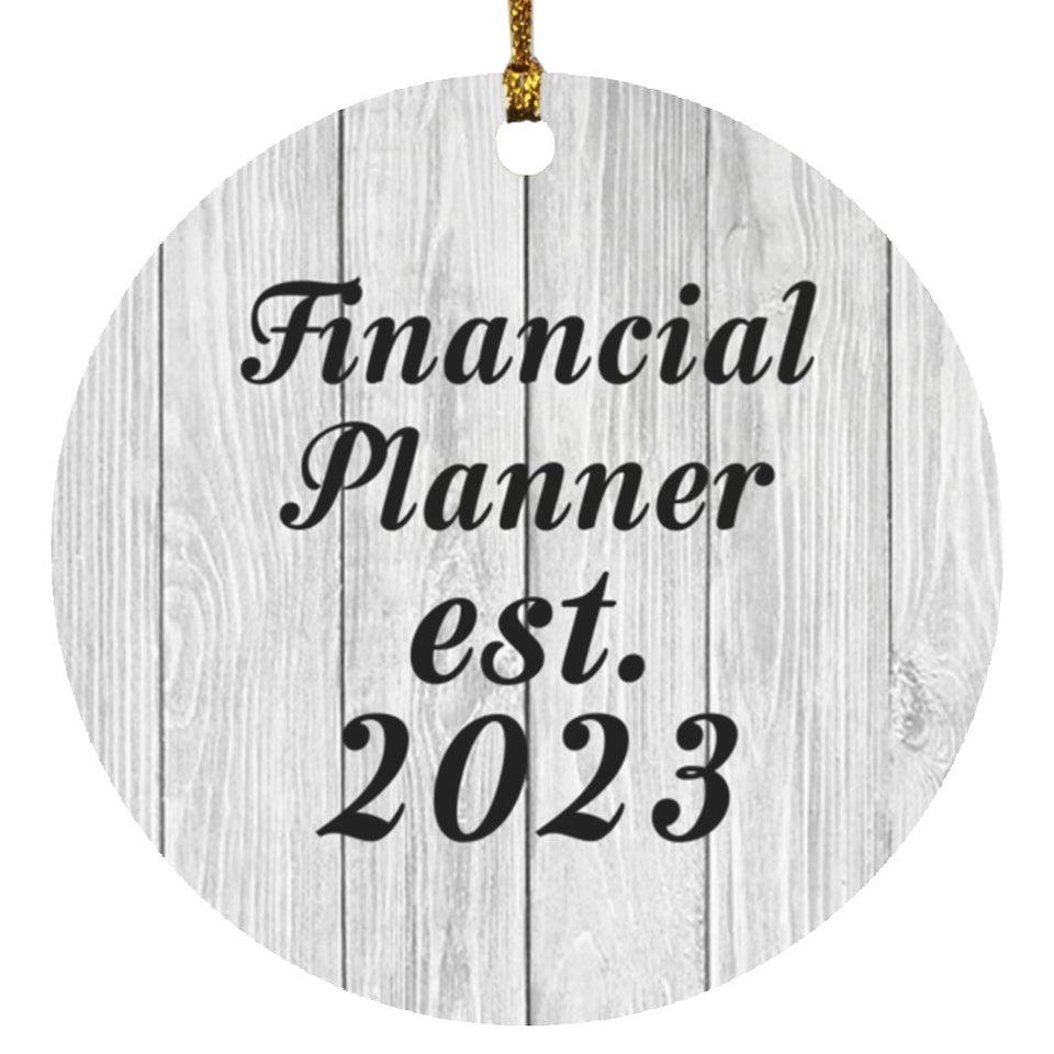 Financial Planner Established Est. 2023 - Circle Ornament F