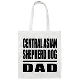 Central Asian Shepherd Dog Dad - Tote Bag White