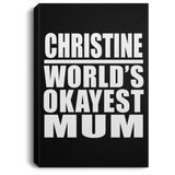 Christine World's Okayest Mum - Canvas Portrait