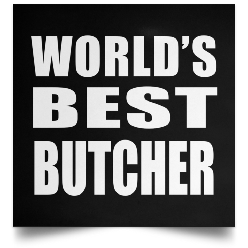 World's Best Butcher - Poster Square