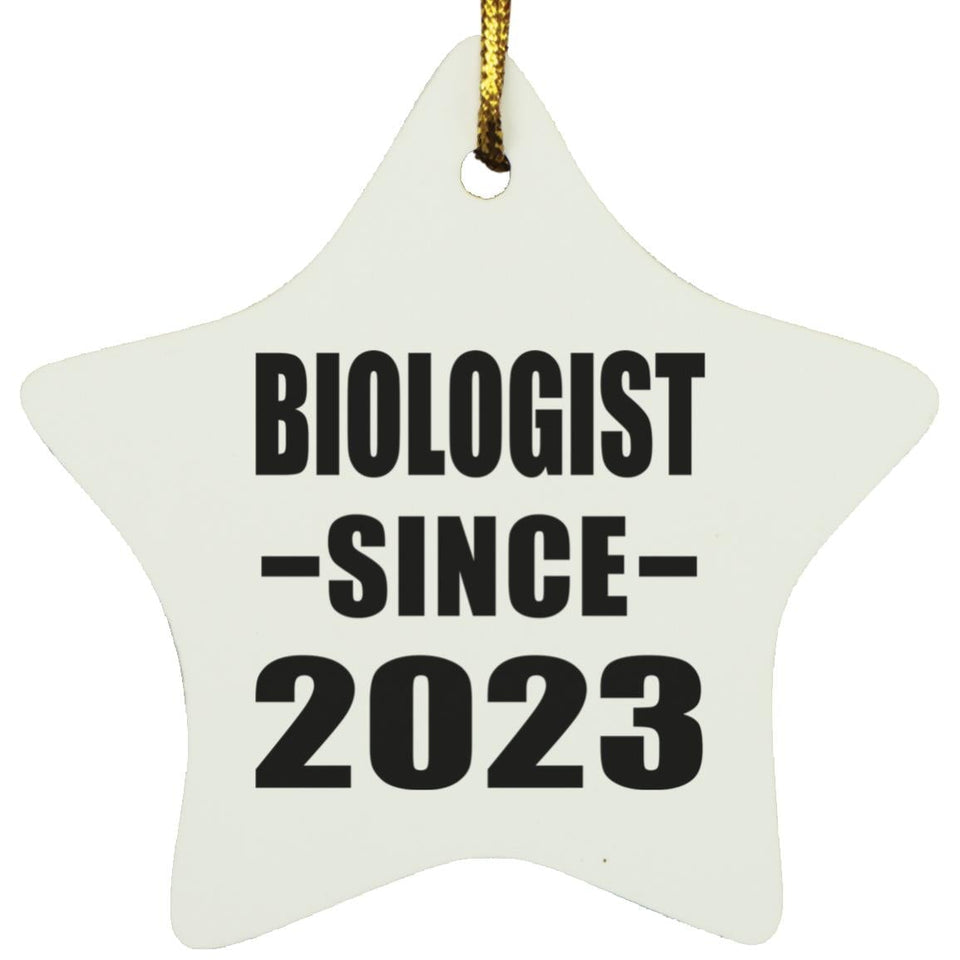 Biologist Since 2023 - Star Ornament