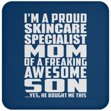Proud Skincare Specialist Mom Of Awesome Son - Drink Coaster
