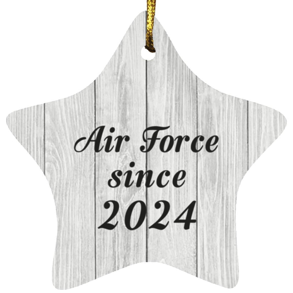Air Force Since 2024 - Star Ornament F