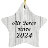 Air Force Since 2024 - Star Ornament F