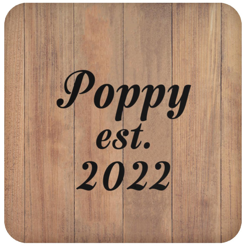 Poppy Established EST. 2022 - Drink Coaster C