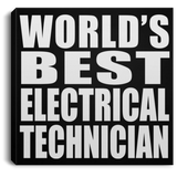 World's Best Electrical Technician - Canvas Square