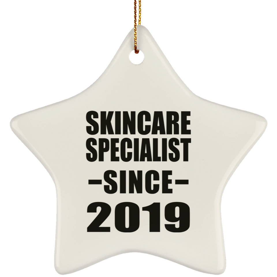 Skincare Specialist Since 2019 - Star Ornament