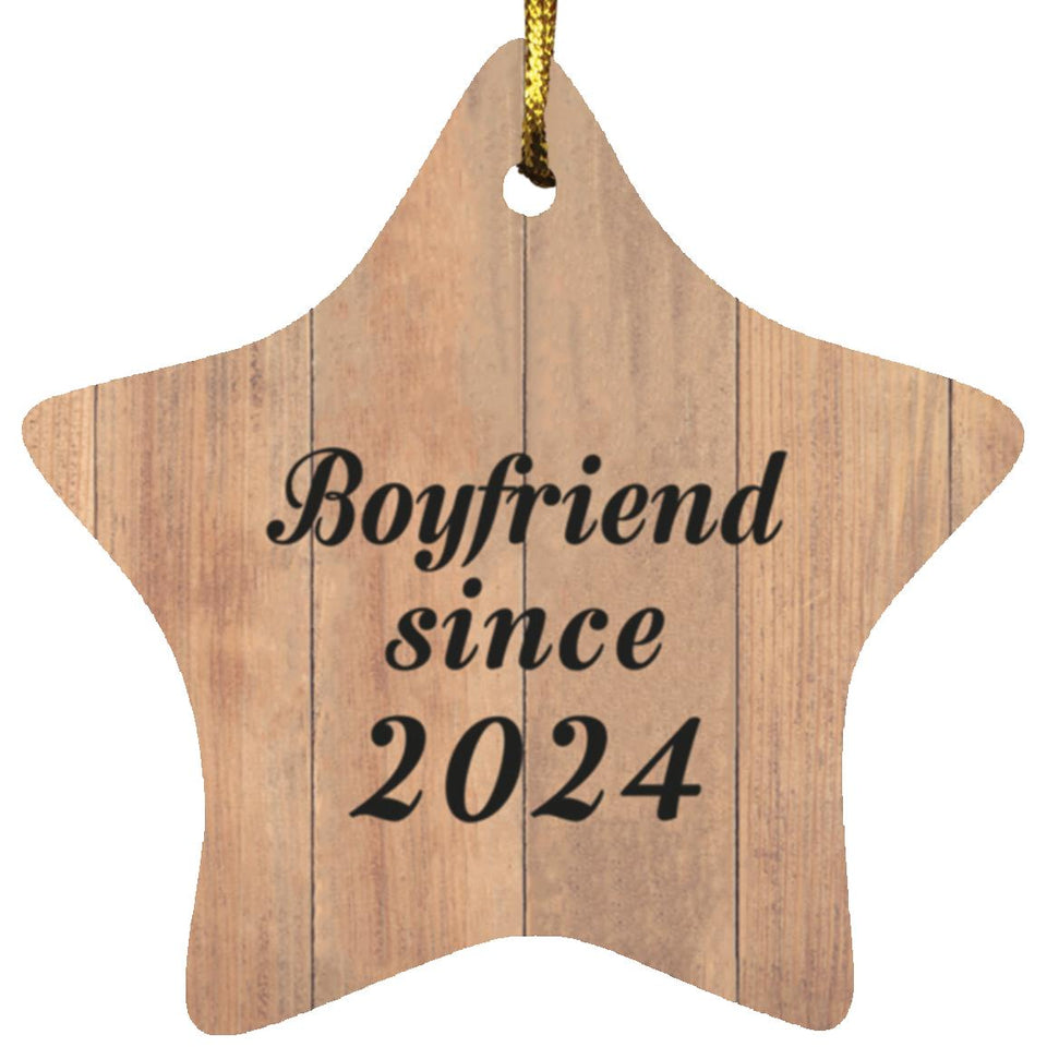 Boyfriend Since 2024 - Star Ornament C
