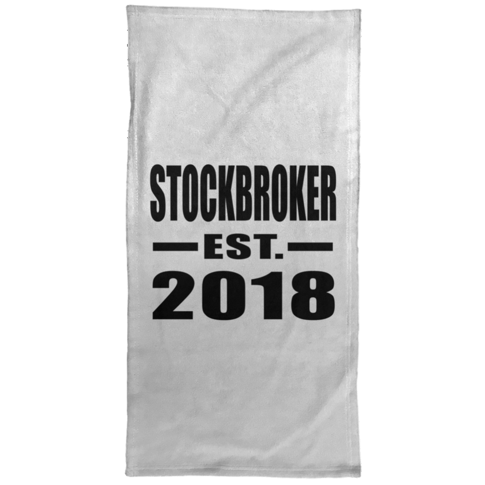 Stockbroker Established EST. 2018 - Hand Towel