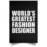 World's Greatest Fashion Designer - Poster Portrait