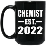 Chemist Established EST. 2022 - 15oz Coffee Mug Black