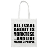 All I Care About Is Yorktese - Tote Bag White