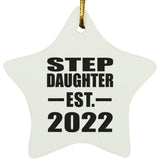 Step Daughter Established EST. 2022 - Star Ornament