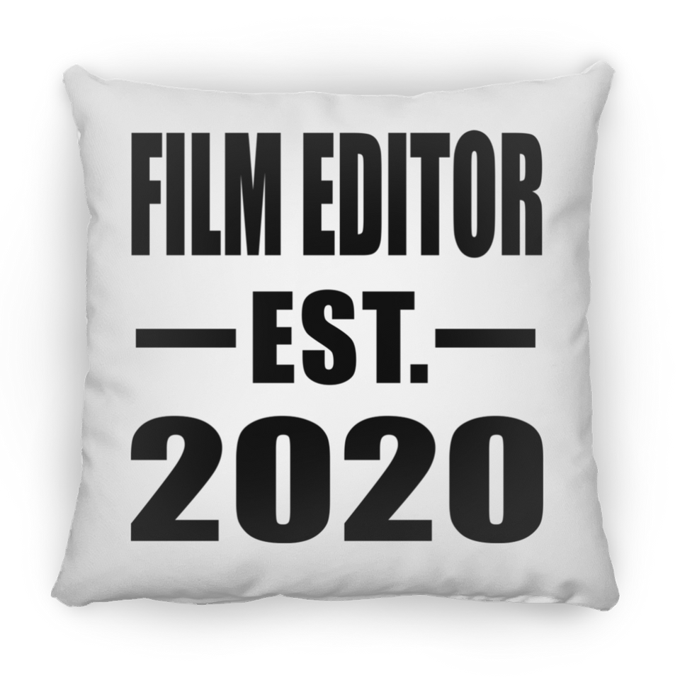 Film Editor Established EST. 2020 - Throw Pillow
