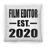 Film Editor Established EST. 2020 - Throw Pillow