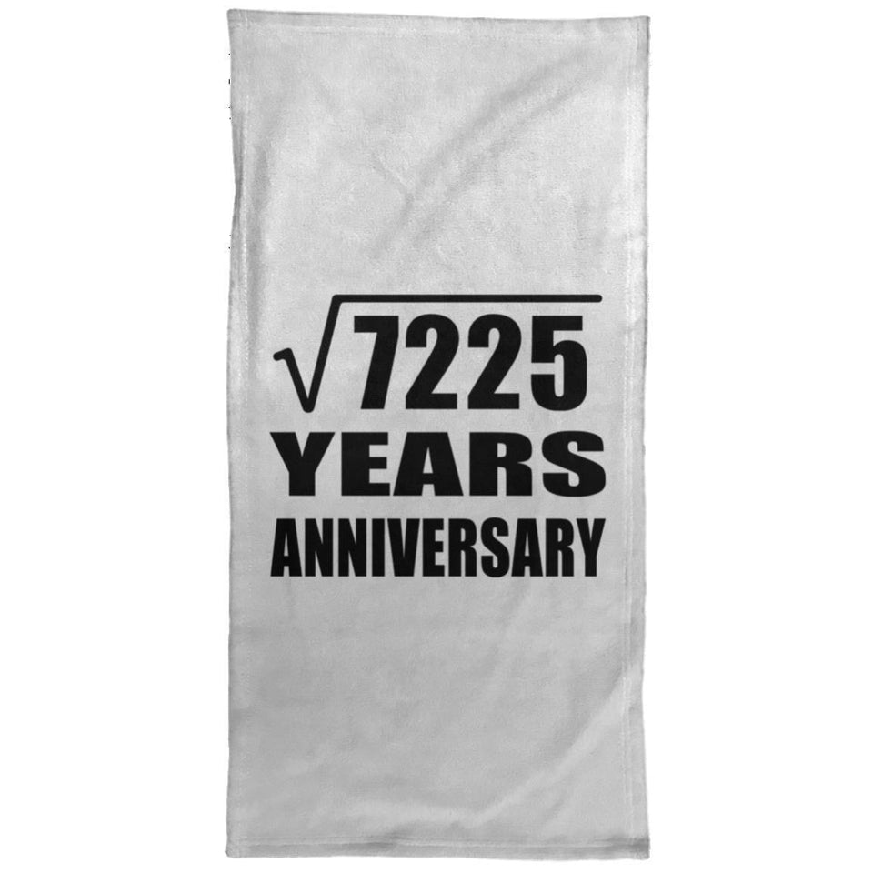 85th Anniversary Square Root of 7225 Years Anniversary - Hand Towel