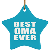 Best Oma Ever - Star Ornament