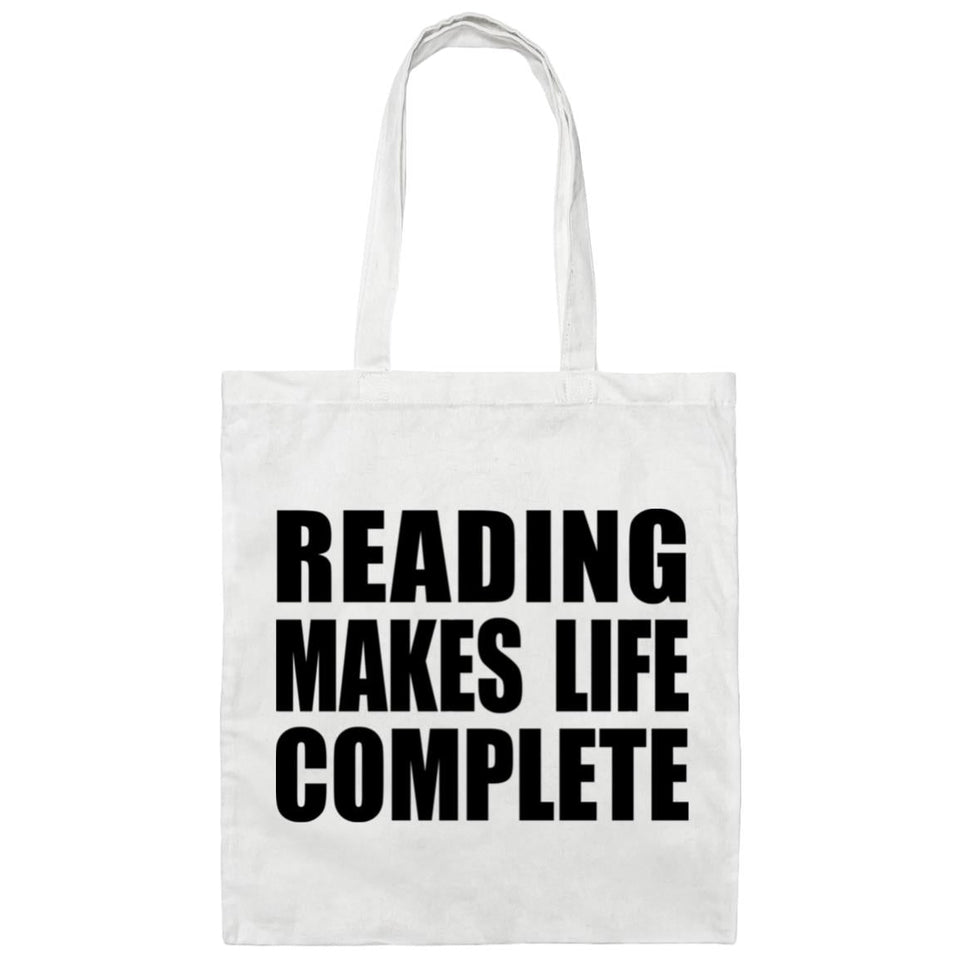 Reading Makes Life Complete - Tote Bag White