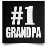 Number One #1 Grandpa - Poster Square