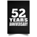 52nd Anniversary 52 Years Anniversary - Poster Portrait