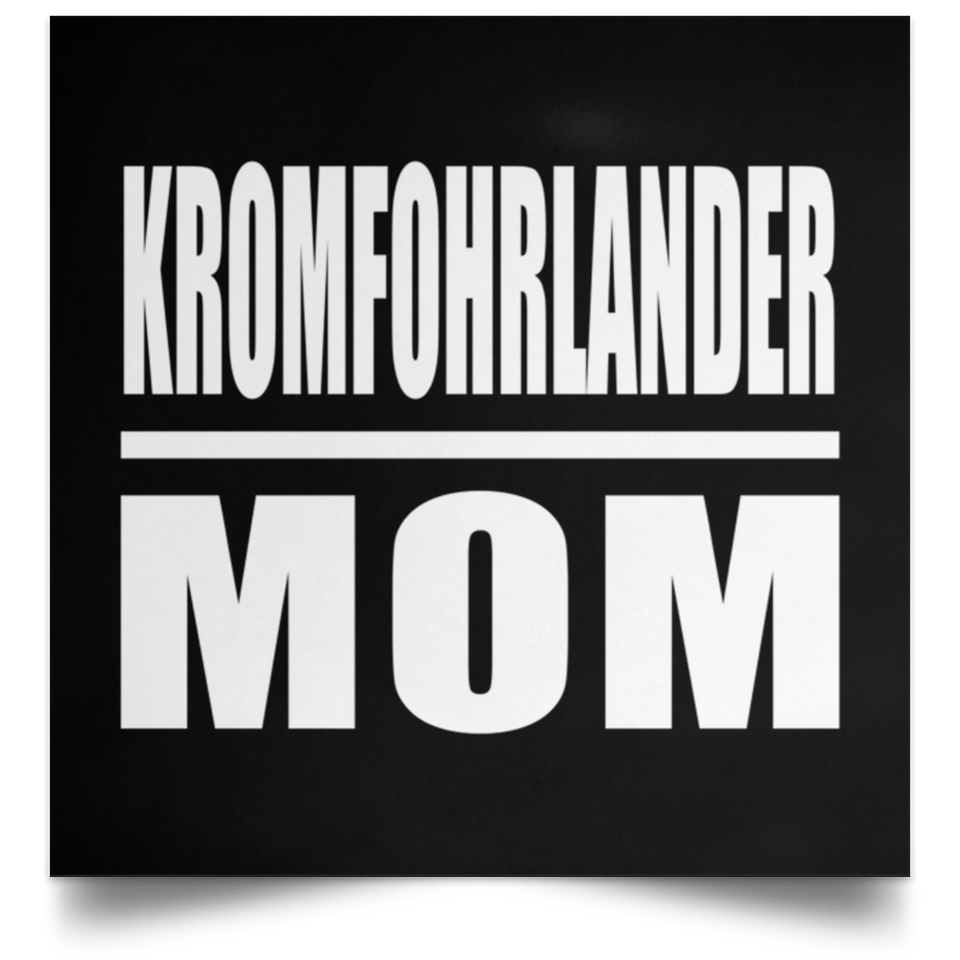 Kromfohrlander Mom - Poster Square