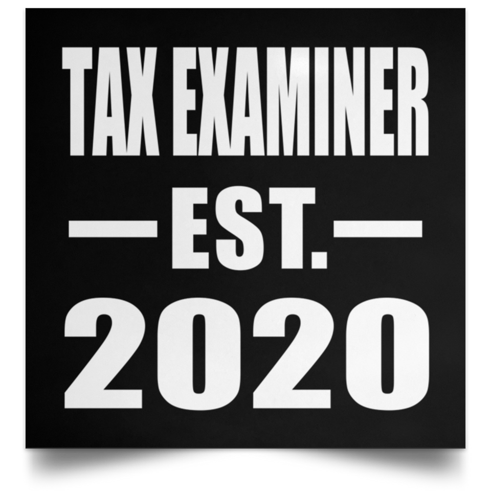 Tax Examiner Established EST. 2020 - Poster Square