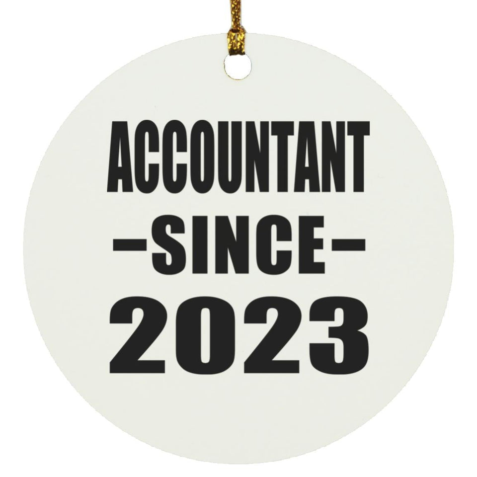 Accountant Since 2023 - Circle Ornament