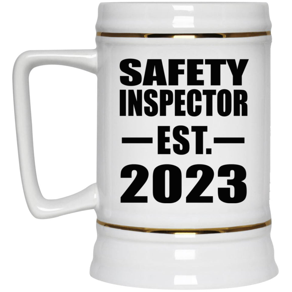 Safety Inspector Established EST. 2023 - Beer Stein